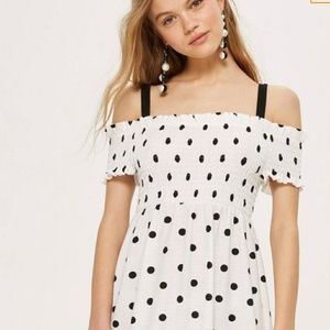 Topshop Polka Dot Dress NWOT